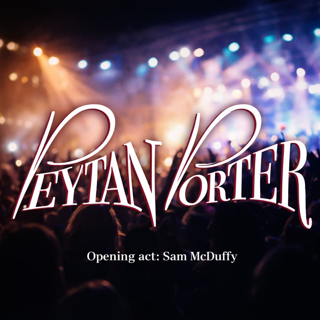 Peyton Porter Concert at the Holly Theater